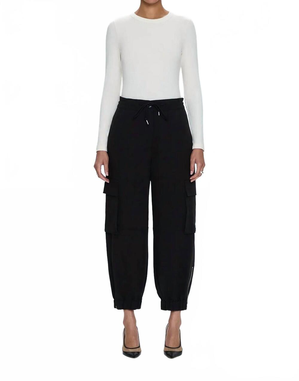 NEW PISTOLA dakota cargo jogger pants in black - Picture 3 of 8